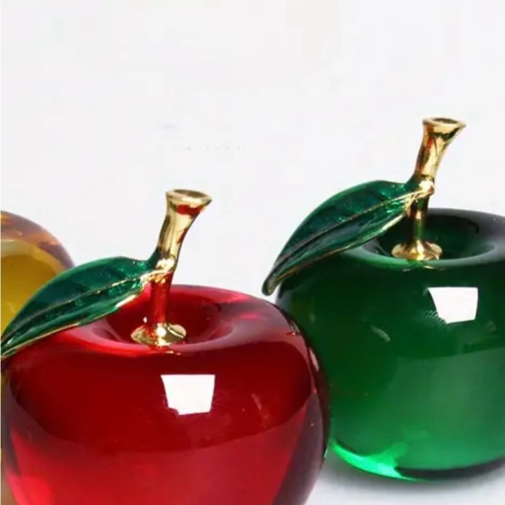 Glass Apple Ornament - Unique Creative Gift, Holiday Decoration, Home De…